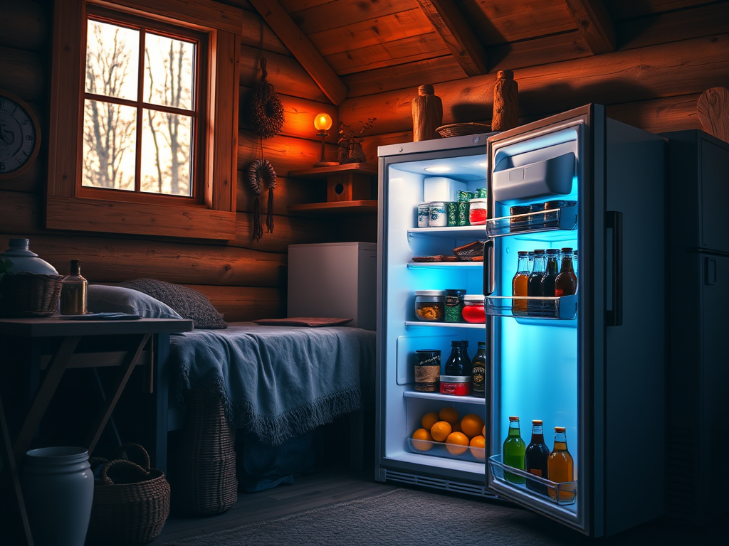 Why a 12V Refrigerator Is a Game-Changer for Off-Grid Cabin Life