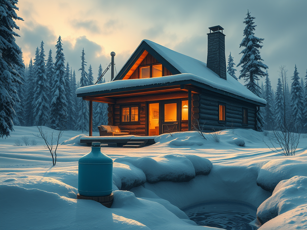 How to Keep Water From Freezing Off-Grid