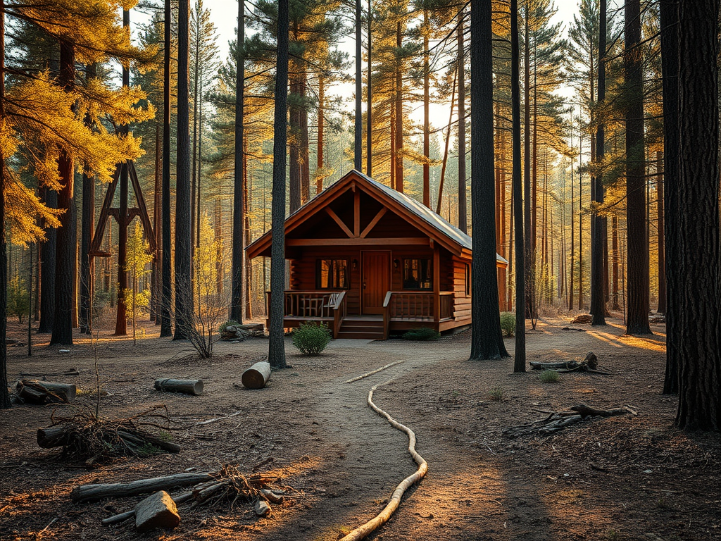 How to Fire-Safe an Off-Grid Cabin in the Forest