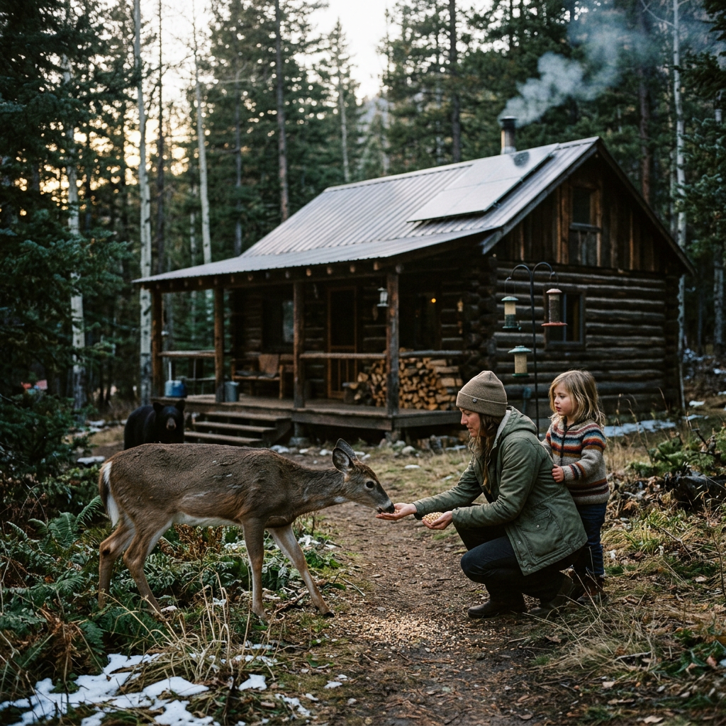 Feeding Wild Animals Around The Off-Grid Cabin   Pros and Cons