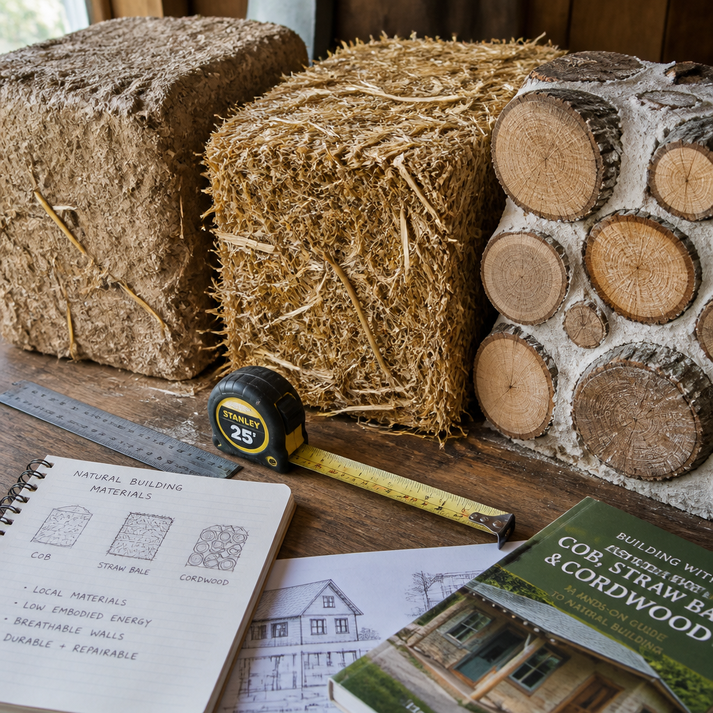 Natural Building Off Grid Canada: Cob, Straw Bale & Cordwood